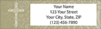 The Rosary Prayer Return Address Label