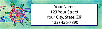 Animal Wisdom Return Address Label