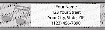 Sheet Music Return Address Label