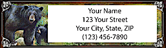 North American Wildlife Return Address Label