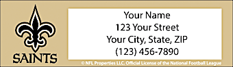 New Orleans Saints NFL Return Address Label