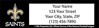 New Orleans Saints NFL Return Address Label