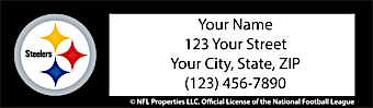 Pittsburgh Steelers NFL Return Address Label