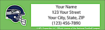 Seattle Seahawks NFL Return Address Label