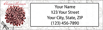 A Touch of Color Return Address Label