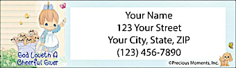 Classic Precious Moments Return Address Label