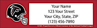 Atlanta Falcons NFL Return Address Label