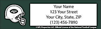 New York Jets NFL Return Address Label