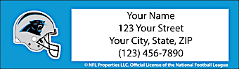 Carolina Panthers NFL Return Address Label