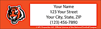 Cincinnati Bengals NFL Return Address Label