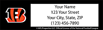 Cincinnati Bengals NFL Return Address Label