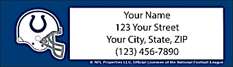 Indianapolis Colts NFL Return Address Label