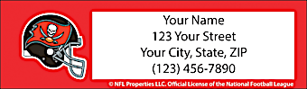 Tampa Bay Buccaneers NFL Return Address Label