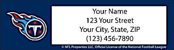 Tennessee Titans NFL Return Address Label