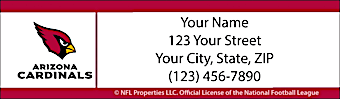 Arizona Cardinals NFL Return Address Label