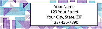 Geometrics Return Address Label