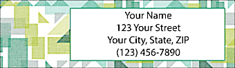 Geometrics Return Address Label