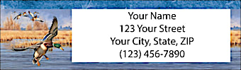 Ducks Return Address Label