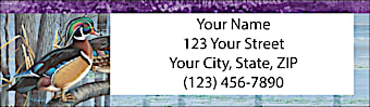 Ducks Return Address Label