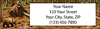 Bears Return Address Label