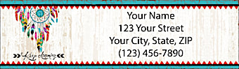 Dreamcatchers Return Address Label