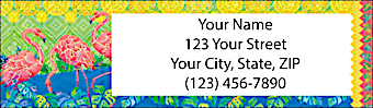 Flamingo Lagoon Return Address Label