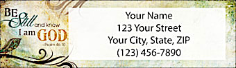 Promises from God Return Address Label