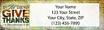 Promises from God Return Address Label