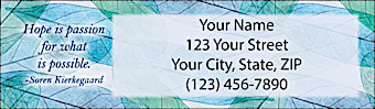 Leaves Spring Hope Address Labels