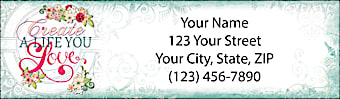 Beautiful Moments Return Address Label