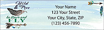 Catch Your Dreams Return Address Label