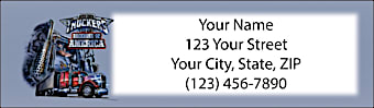 Trucker Return Address Label