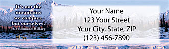 Mountains Address Labels