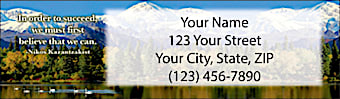 Mountains Address Labels