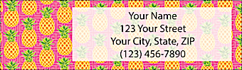 Pineapples Address Label