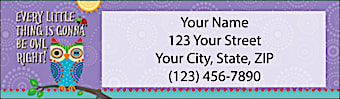 Owl You Need is Love Address Labels