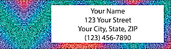 Glitter Sparkles Address Label