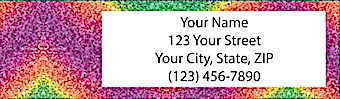 Glitter Sparkles Address Label