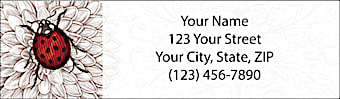 A Touch of Color II Return Address Label