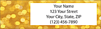 Sparkle & Shine Return Address Label