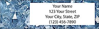 Sparkle & Shine Return Address Label