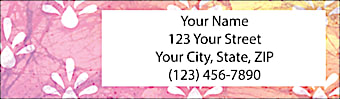 Boho Batik Return Address Label