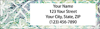 Boho Batik Return Address Label