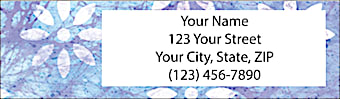 Boho Batik Return Address Label