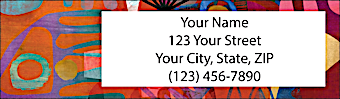 Nikki Chu's Abstracts Return Address Label