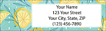 Citrus Twist Return Address Label