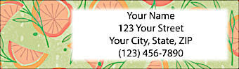 Citrus Twist Return Address Label