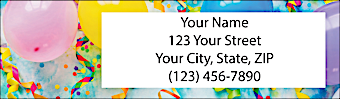 Let's Celebrate Return Address Label