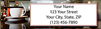 But First, Coffee Return Address Label