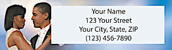 Michelle Obama Return Address Label